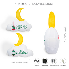 Load image into Gallery viewer, Khamsa InflataMoon - Ramadan Inflatable Moon Decor