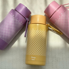 Load image into Gallery viewer, Khamsa Bismillah Water Bottle | Lavender - Mauv