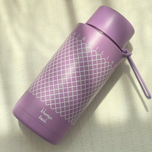 Load image into Gallery viewer, Khamsa Bismillah Water Bottle | Lavender - Mauv
