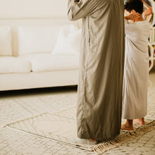 Load image into Gallery viewer, Khamsa Comfort | Children Muslim Prayer Rug Prayer Mat 100% Organic Cotton with Added Foam Padding for Pressure Relief and Motion Absorption