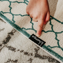 Load image into Gallery viewer, Khamsa Comfort | Children Muslim Prayer Rug Prayer Mat 100% Organic Cotton with Added Foam Padding for Pressure Relief and Motion Absorption