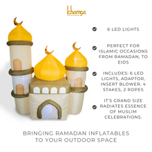 Load image into Gallery viewer, Khamsa Goldie Mosque - Ramadan Inflatable Mosque