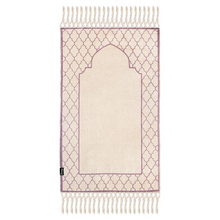 Load image into Gallery viewer, Khamsa Comfort | Children Muslim Prayer Rug Prayer Mat 100% Organic Cotton with Added Foam Padding for Pressure Relief and Motion Absorption