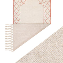 Load image into Gallery viewer, Khamsa Comfort | Children Muslim Prayer Rug Prayer Mat 100% Organic Cotton with Added Foam Padding for Pressure Relief and Motion Absorption