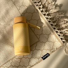 Load image into Gallery viewer, Khamsa Bismillah Water Bottle | Tan - Asmar