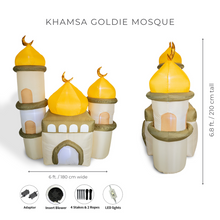 Load image into Gallery viewer, Khamsa Goldie Mosque - Ramadan Inflatable Mosque