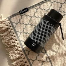 Load image into Gallery viewer, Khamsa Bismillah Water Bottle | Black