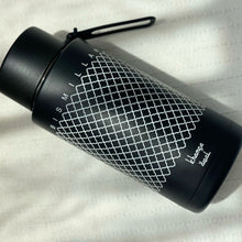Load image into Gallery viewer, Khamsa Bismillah Water Bottle | Black