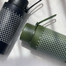 Load image into Gallery viewer, Khamsa Bismillah Water Bottle | Black