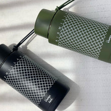 Load image into Gallery viewer, Khamsa Bismillah Water Bottle | Black