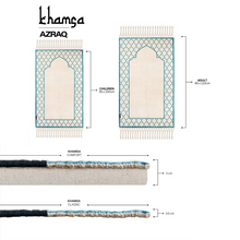 Load image into Gallery viewer, Khamsa Classic | Children's Muslim Prayer Rug Prayer Mat 100% Organic Cotton