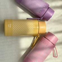 Load image into Gallery viewer, Khamsa Bismillah Water Bottle | Pink - Zahri
