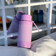 Load image into Gallery viewer, Khamsa Bismillah Water Bottle | Lavender - Mauv
