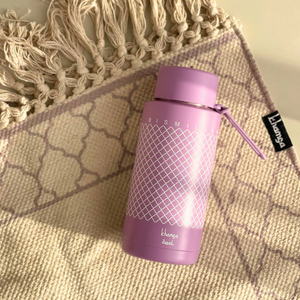 Khamsa Bismillah Water Bottle | Lavender - Mauv