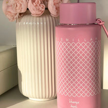 Load image into Gallery viewer, Khamsa Bismillah Water Bottle | Pink - Zahri
