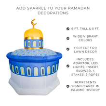 Load image into Gallery viewer, Khamsa InflataMosque - Ramadan Inflatable Dome of the Rock Mosque Decor
