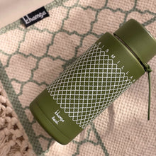 Load image into Gallery viewer, Khamsa Bismillah Water Bottle | Green - Akhdar
