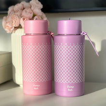 Load image into Gallery viewer, Khamsa Bismillah Water Bottle | Pink - Zahri
