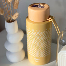 Load image into Gallery viewer, Khamsa Bismillah Water Bottle | Tan - Asmar
