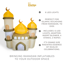 Load image into Gallery viewer, Khamsa Goldie Mosque - Ramadan Inflatable Mosque
