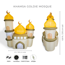 Load image into Gallery viewer, Khamsa Goldie Mosque - Ramadan Inflatable Mosque
