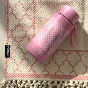 Khamsa Bismillah Water Bottle | Pink - Zahri